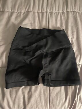 High-Waist Black Women’s Sculpting Shorts